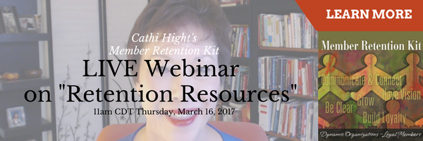Member Retention Kit | March 2017 Retention Resources Live Webinar | Hight Performance Group