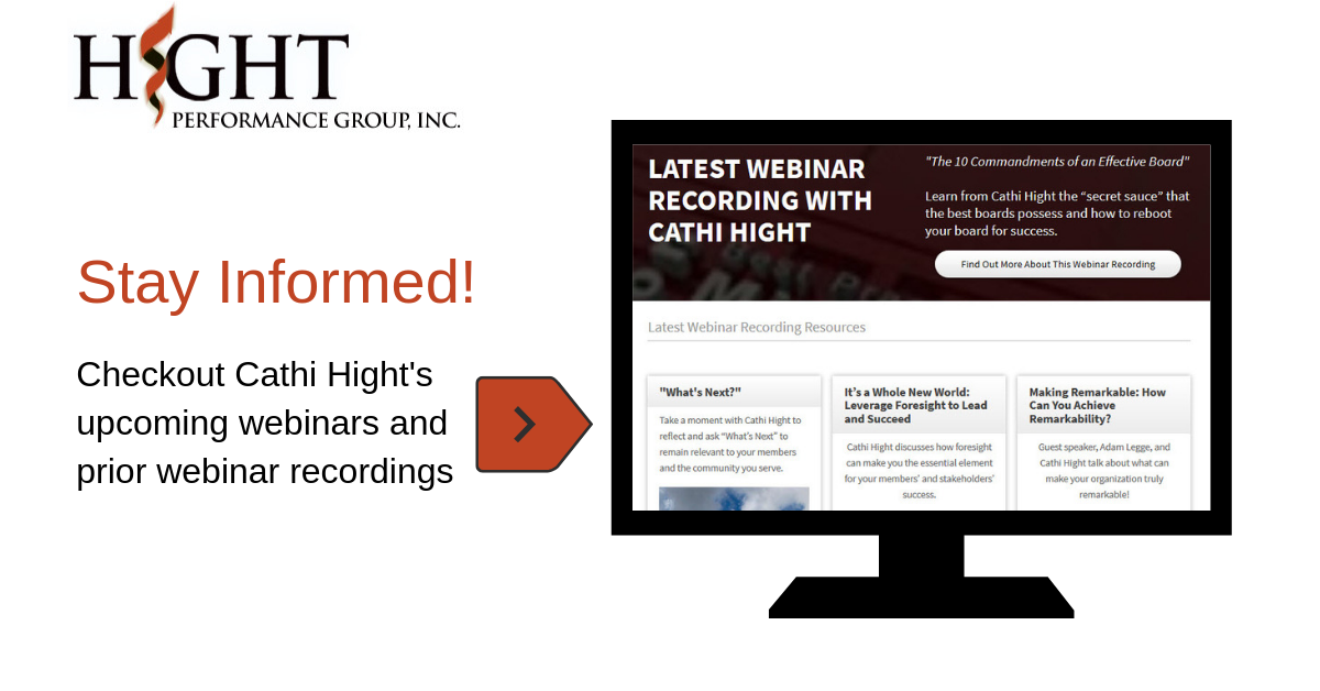 Current Webinars and Recordings | Hight Performance Group